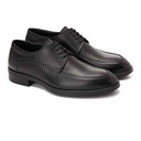 Genuine leather men casual shoe - Black