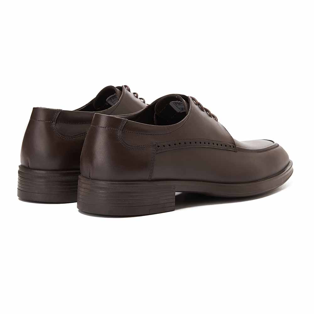Genuine leather men casual shoe - Brown1