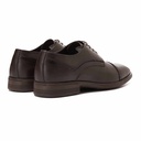 Men leather derby shoes - Brown1