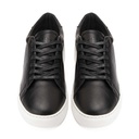 Men's lace-up basic sneakers - Black2