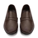 Men summer leather moccasin - Brown2