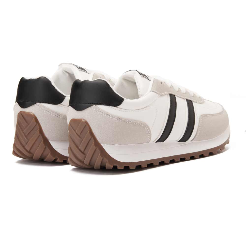 Women's casual lace-up trainers - Black