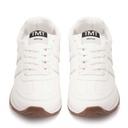 Women's casual lace-up trainers - White2