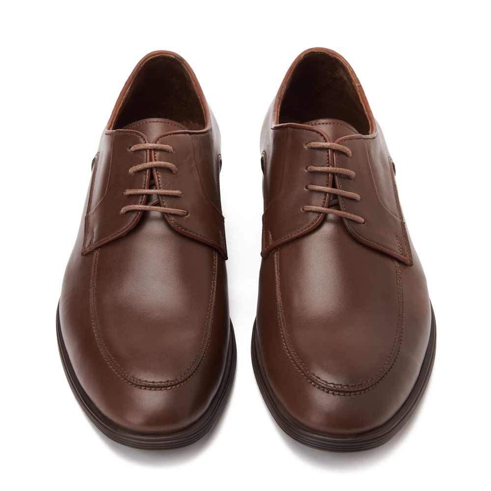 Men leather dress shoes - Havana2