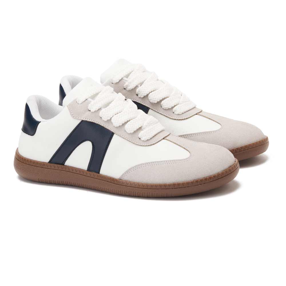 Women's stylish sneakers - White*Navy1