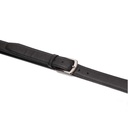 Men's casual patterned leather belt - Black2
