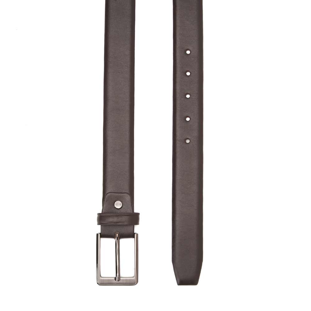 Men's classic leather belt - Brown1