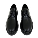 Men shiny leather trendy shoes - Black2
