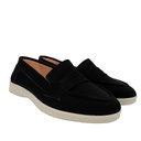Women's chamois loafers - Black