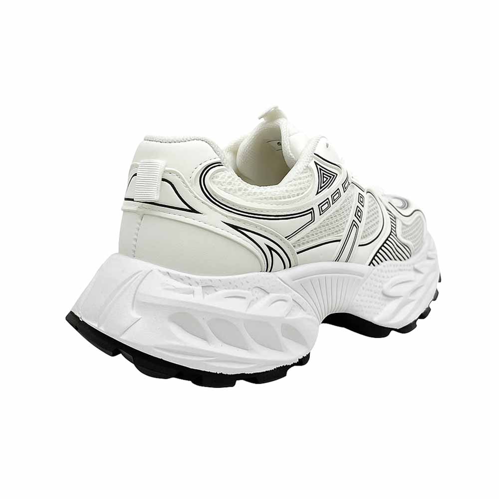 Trendy women trainers - White1