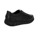 Men geniune leather trainers - Black1