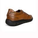 Men geniune leather trainers - Havana1