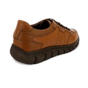 Men geniune leather trainers - Havana1