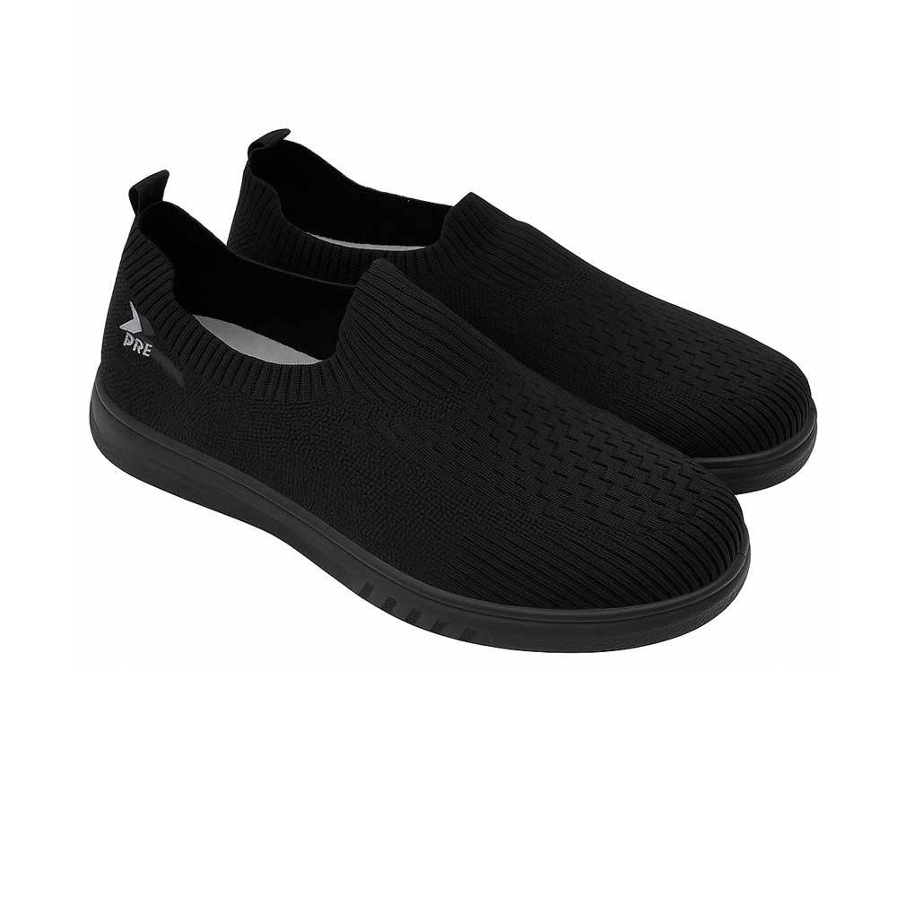 Men knitted slip-ons - Black