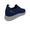 Men knitted slip-ons - Navy1
