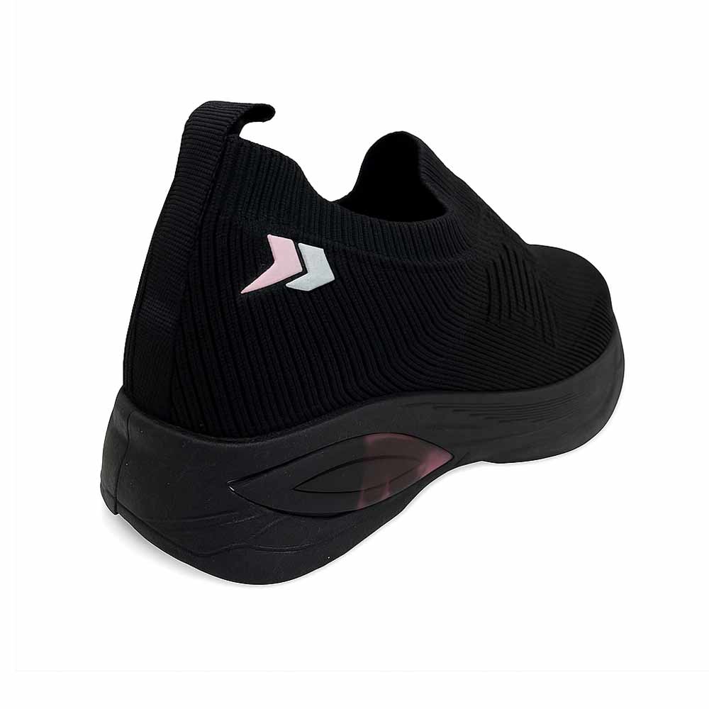 Unisex teens knit shoes - Black1