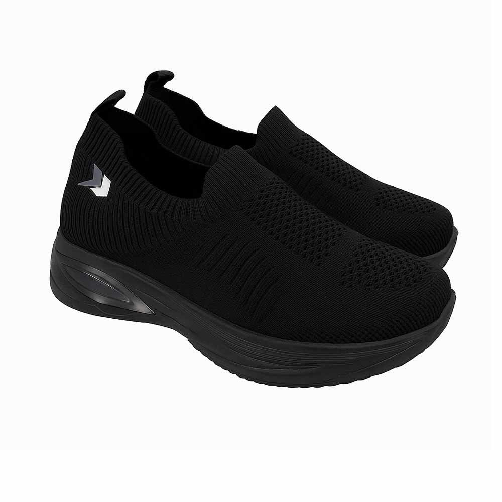 Unisex teens knit shoes - Black