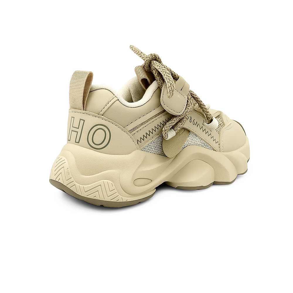 Kids fashion trainers - Beige1