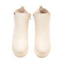 Women leather chelsea boot - Beige2
