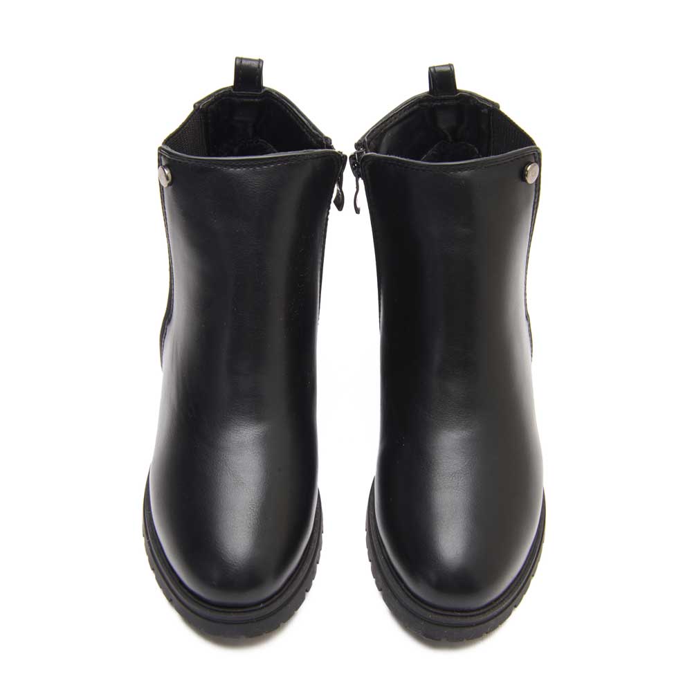 Women leather chelsea boot - Black2