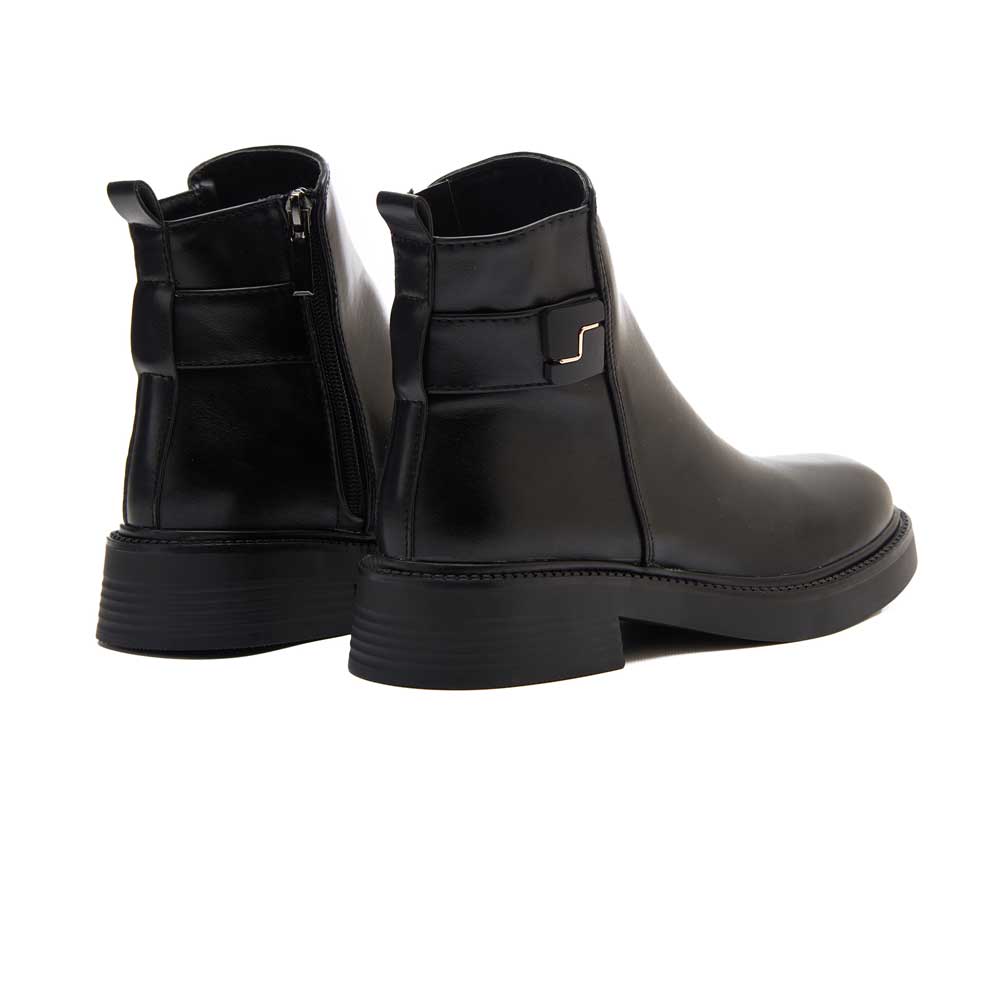 Women leather boot - Black1