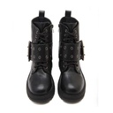 Women fashion lace-up boot - Black2