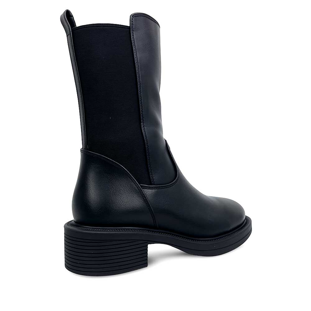 Women's leather half boot - Black1