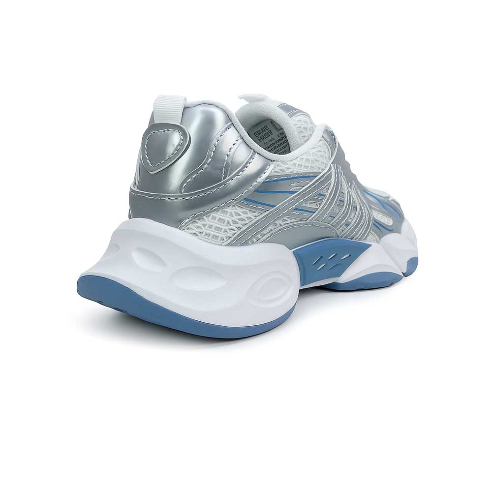 Women's Sleek Sneakers - Blue1