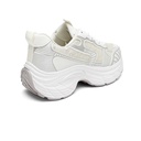 Women's Sequined Sneakers - White1