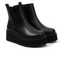 Women's High Sole Boot - Black