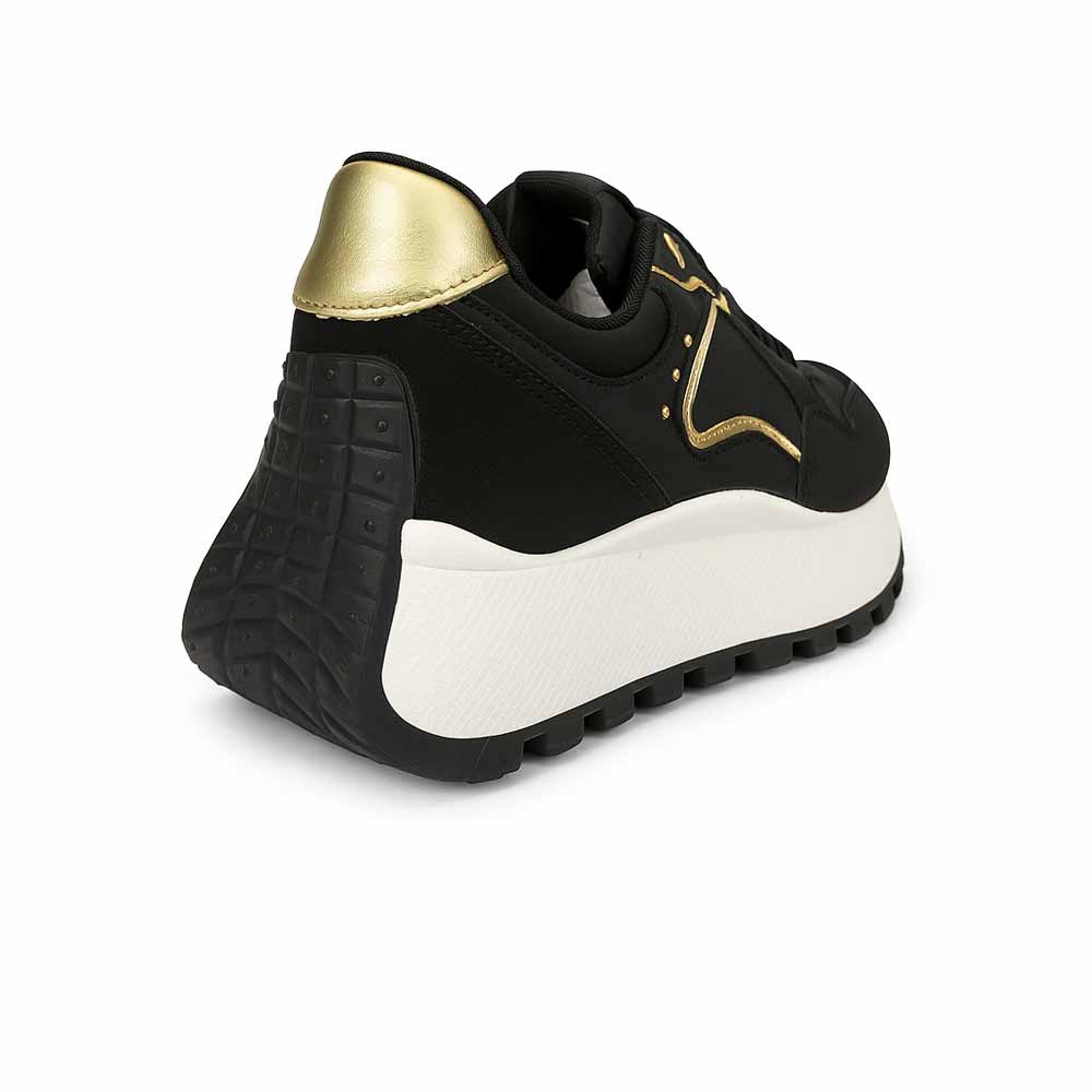 Women's Stylish Sneakers - Black1