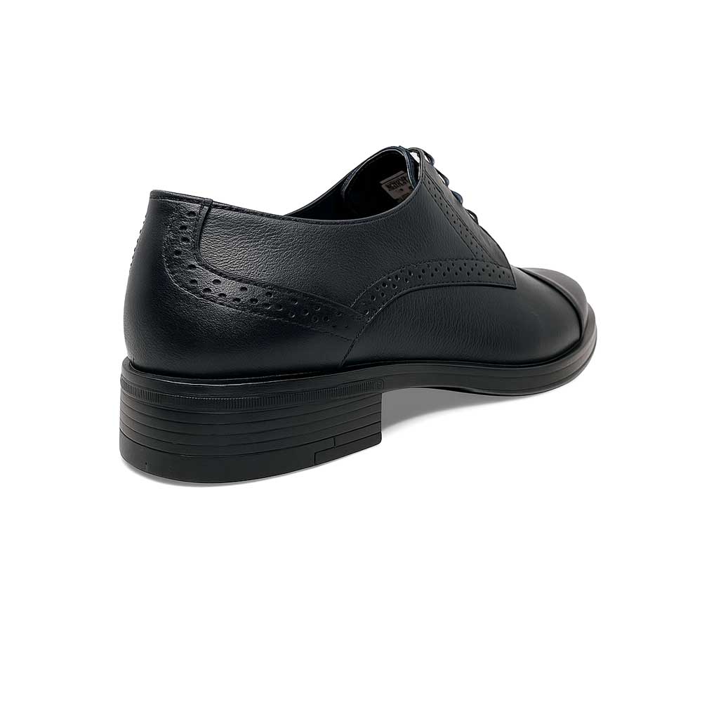 Men's Derby Leather Shoes - Black1