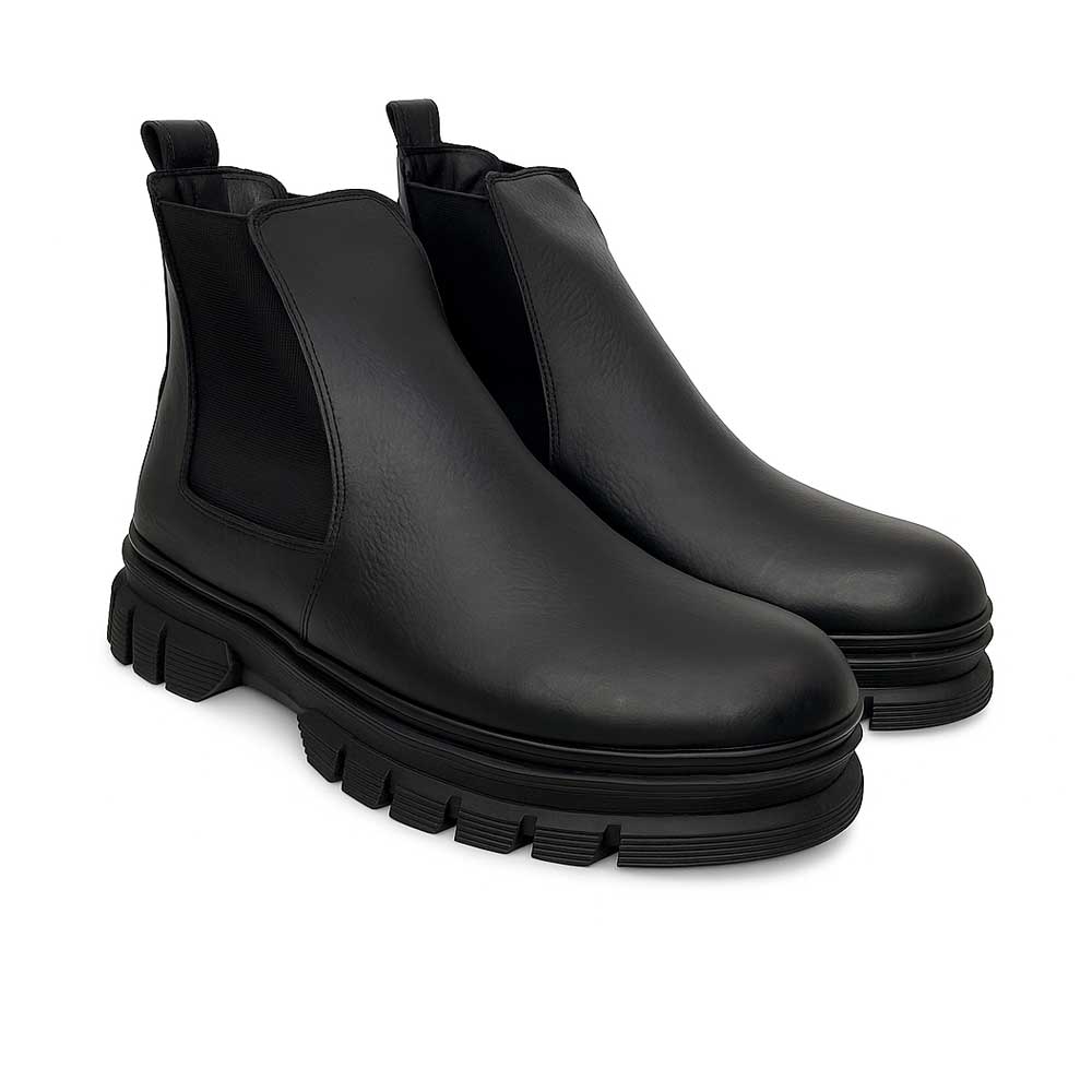 Men's Leather Chelsea Boot - Black1