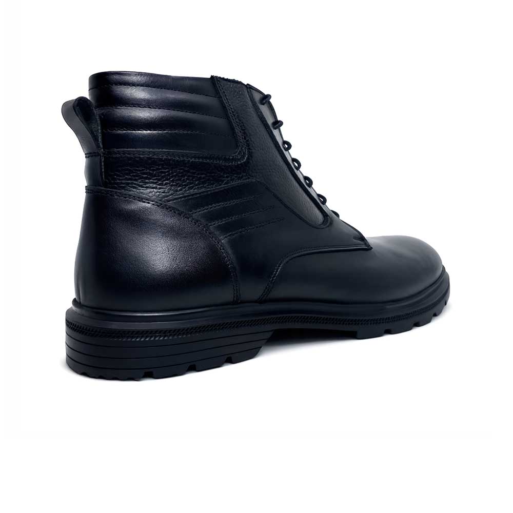 Men's Leather Half Boot - Black1