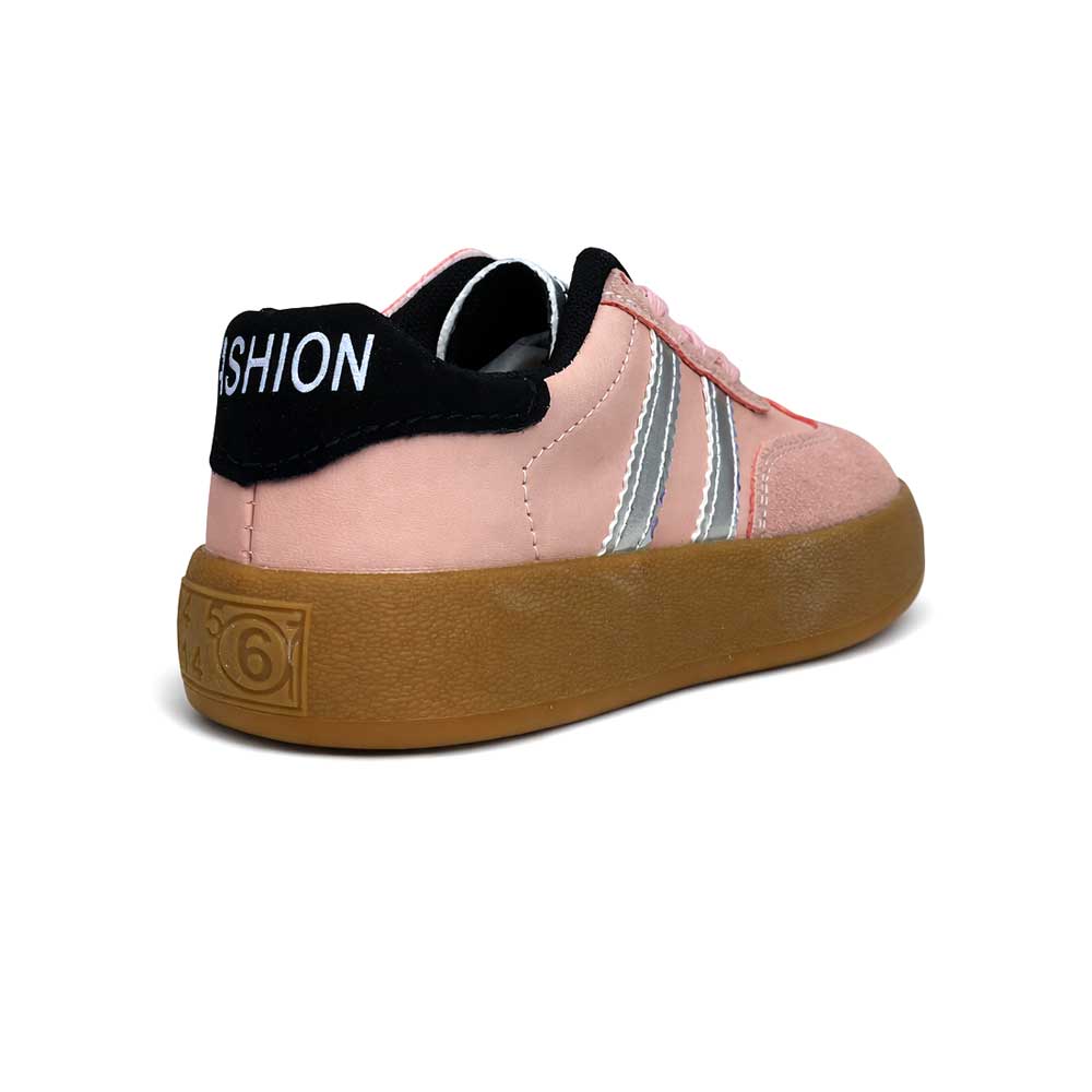 Girly Chamois Sneakers - Pink1