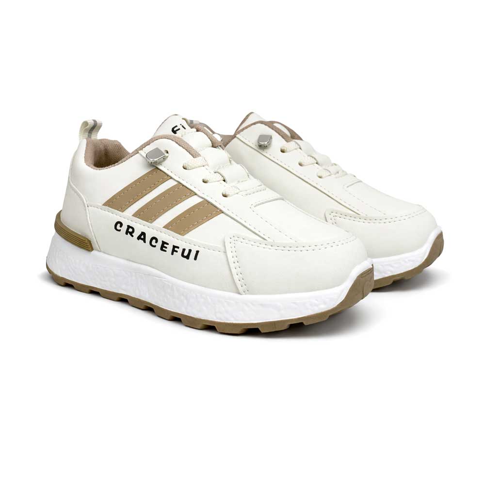 Unisex Teens Sneakers - Beige