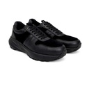 Men's Genuine Leather Casual Shoes - Black