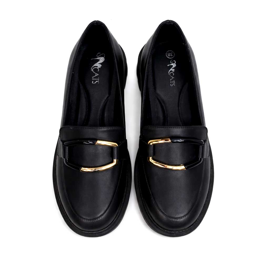 Women's Chic Moccasin - Black1