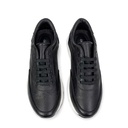 Men's Genuine Leather Sneakers - Black
