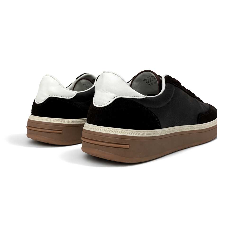 Men's Genuine Leather Sneakers - Brown2