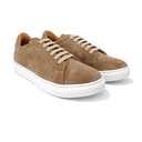Men's Genuine Suede Sneakers - Beige