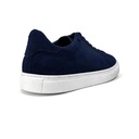 Men's Genuine Suede Sneakers - Navy1