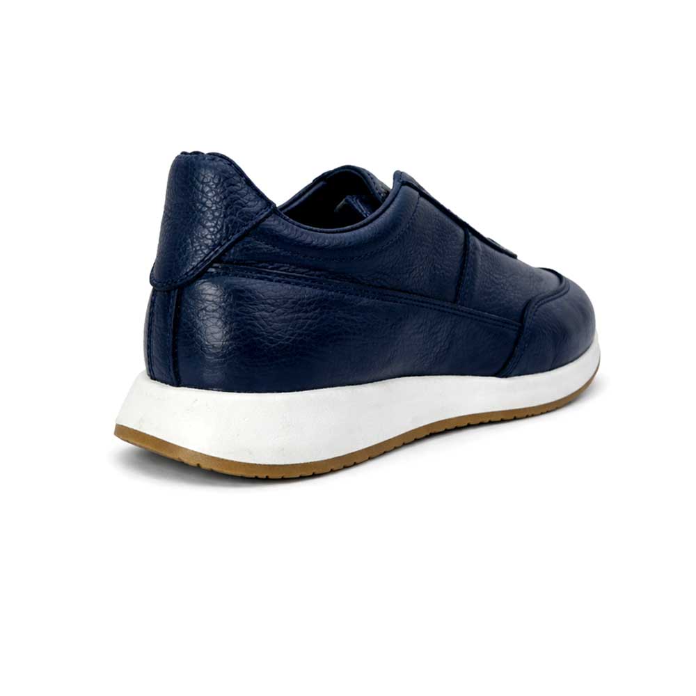 Men's Genuine Leather Fashion Shoes - Navy1