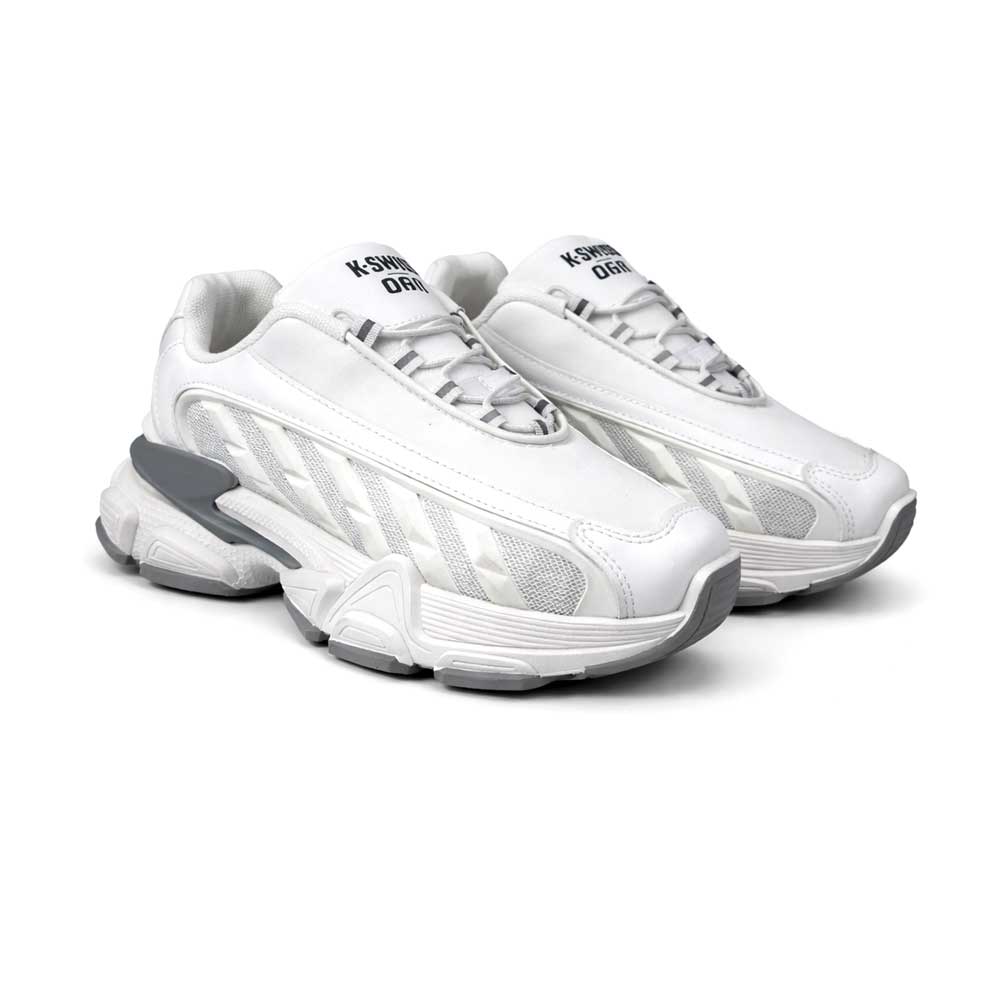 Women's Stylish Chunky Sole Sneakers - White