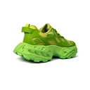 Women's Fashion Chunky Sole Sneakers - Green1