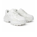 Women's Fashion Chunky Sole Sneakers - White