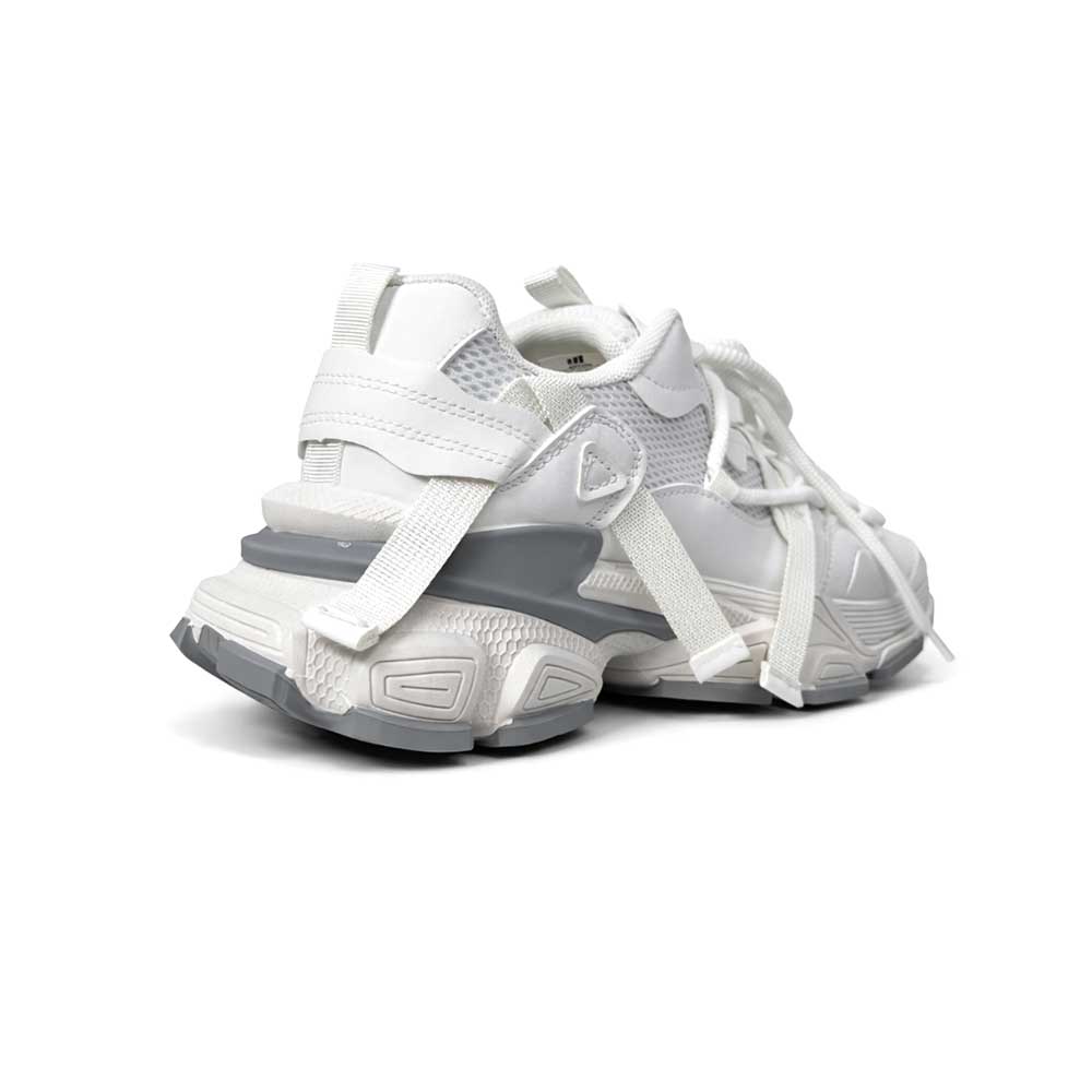Women's Chunky Sole Sneakers - White2