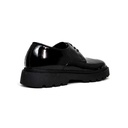 Men shiny leather trendy shoes - Black2