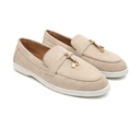 Women's Suede Loafer - Beige