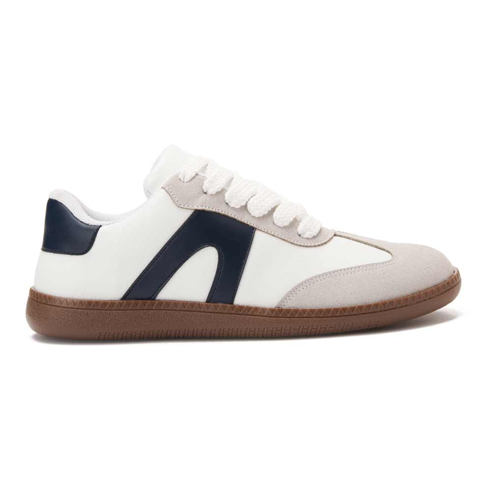 Women's stylish sneakers - White*Navy